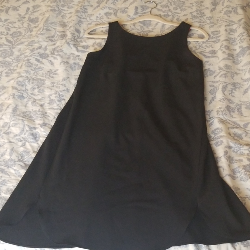 Black AX shift dress